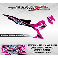 STRIPING VARIASI STICKER SATRIA FU BARONG CBU RAIDER