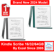 New Kindle Scribe 2024 Model - Redesigned display | Fast 1 Day Ship from BKK 16GB / 32GB / 64GB + O