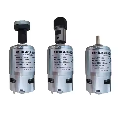 997 Powerful DC Motor Input Voltage DC12-48V High Speed Motor Silent Ball Bearing Motor 997 High Spe