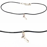 Baby Choker Necklace Silver Cinderella Heels | Handmade Necklace