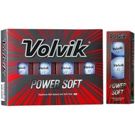 [สินค้าใหม่] VOLVIK Golf ลูกบอล 2 ชั้น ลูกบอลสี Power Soft Color Ball ลูกกอล์ฟ 2 ชั้น Titleist HNMA 