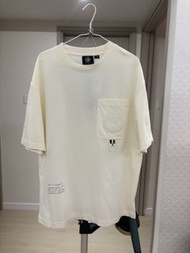 全新！Palladium 男裝白色短袖T恤 M size