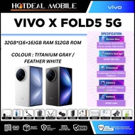 VIVO X Fold5 5G [32GB*(16+16)GB RAM 512GB ROM] - Original VIVO Malaysia
