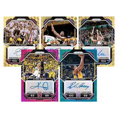 Diy Homemade Panini Basketball Prizm Series Doncic Magic Johnson Ray Allen Robert Horry Collection C