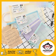 MURMURE I ZIPPER BAG A6 A5 MESH DOCUMENT POUCH ZIPPER NET BAG PENCIL ZIPPER BAG PEN CASE MESH WALLET