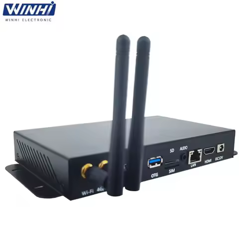 RK3588 Android 4K UHD HD-MI OUT and IN 4G Player Box With 4+64G Wide Area Network CMS Digital Signag