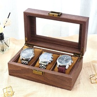 Watch Box 3-Bit Box Manufacturer Wholesale Ready Stock Watch Box Wooden Display Box Storage Q0FU