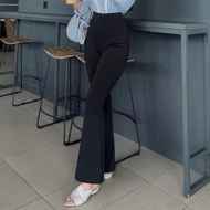 Pants Flare Pants - Highwaist Flare Pants - Women's Semi-Cutbray Culottes