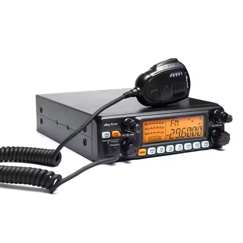 ANYTONE AT-5555N II High Power 60w CB Radio 25.615 - 30.105 Mhz 40 Channel Mobile Transceive AM/FM/S