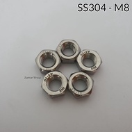 Mor SS304 M8 K13 P1.25 NUT SS304 STAINLESS