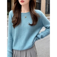 y2k sweater sweater korean style rodeo sweater Sweater for Women - Multi-seasonal Loose Knitted Bott