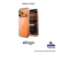 ELAGO Hybrid Case Premium Grade Shockproof Clear From America For iPhone17/Air/17Pro/17Promax