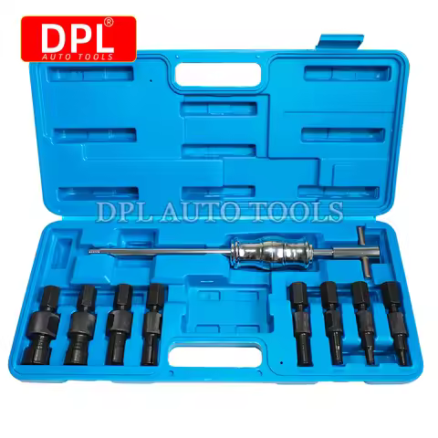 9pc Blind Hole Kit Slide Hammer Pilot Internal Bearing Puller Bearing Extractor Removal Kit