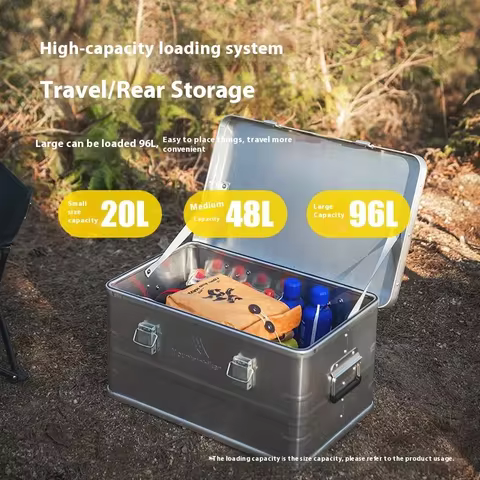 MOUNTAINHIKER 20L 30 48L 50L 80L 96L Camping Picnic Travel Box Accessories Storage Bag Hiking Alumin