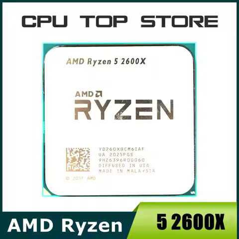 AMD Ryzen 5 R5 2600X 3.6GHz 6-Core 12-Thread 95W CPU Processor LGA AM4