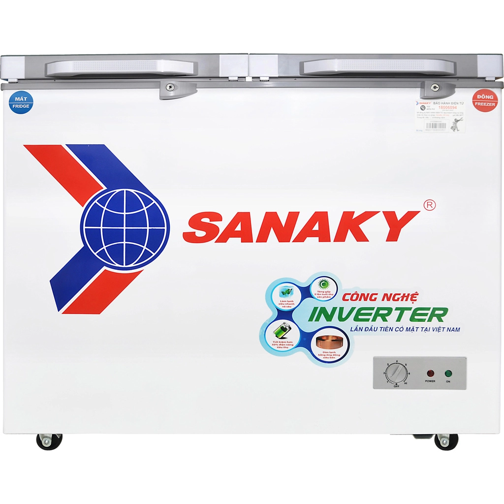 (Hàng trưng bày) Tủ đông Sanaky Inverter 280 lít VH-4099W4K