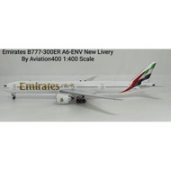 Emirates B777-300ER A6-ENV New Livery By Aviation400 1:400 Scale