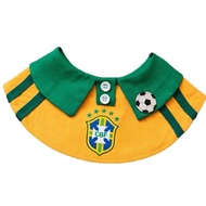 Pet Cat Dog Football Bib Cute Bib Saliva Towel