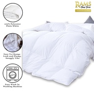 RamsHomeDecor Hotel Plain White Duvet /Single/Queen/King Duvet Insert/Suitable For Hotel and Home/Ho