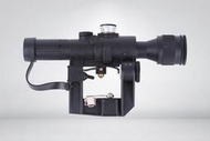 SVD 6x25 PSO-1 狙擊鏡 ( 內紅點紅外線外紅點激光快瞄瞄準鏡定標器紅雷射瞄具倍鏡狙擊槍馬槍長槍望遠鏡