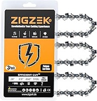 10 Inch Chainsaw Chain Fits Worx WG309, Sun Joe SWJ803E SWJ807E, Craftsman 20V, Husqvarna, Makita, 1