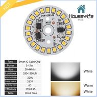 สมาร์ทไดร์ฟ IC AC220V ชิป LED วงกลม 2835 SMMD แผงไฟอุ่น / ถั่วฝักยาวหลอดไฟขาว