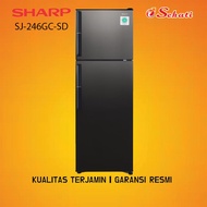 PROMO SHARP/KULKAS/LEMARI ES/KULKAS 2 PINTU/LEMARI ES 2 PINTU/KULKAS 2 PINTU SHARP/SJ-246GC-SD