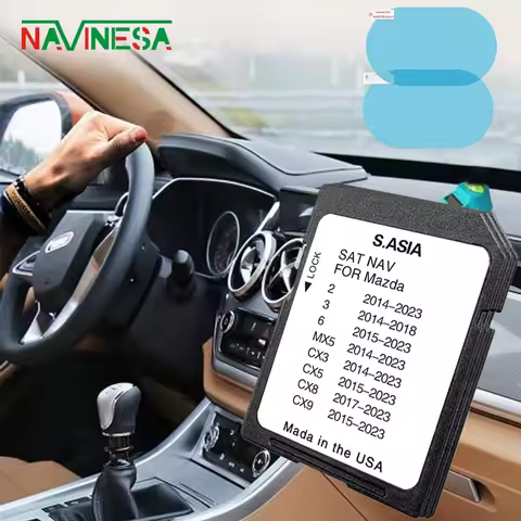 Update for Mazda 2/3/6/MX5/CX3/CX5/CX8/CX9 Car 2023 Maps South Asia Navigation SD GPS Card Accessori