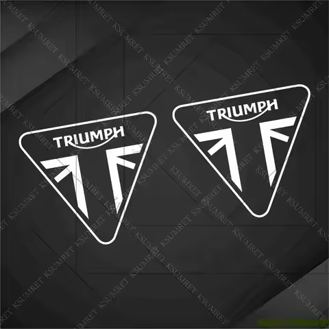 For Triumph Sticker Logo Motorcycle Decal Tank Emblem Scrambler Bobber TWIN