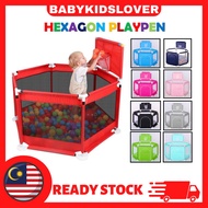 [Ready Stock] Hexagonal Kids Playpen Hexagon Play Yard
