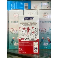 Vital Code Kids Milky Calcium Plus vitamin D3 Calcium and vitamin D3 supplement