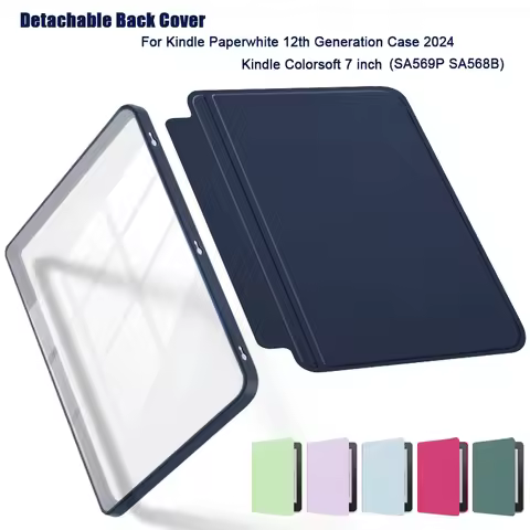 For Kindle Paperwhite 12th Generation Case 2024 7" Ebook Detachable Cover For Kindle Colorsoft Signa