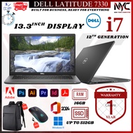 Dell Latitude 7330 | Intel Core i7 12th Gen | 16GB RAM 512GB SSD | 13.3" FHD Business Laptop