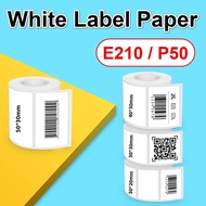 50*80mm E210 P50 Phomemo M110 Label Paper Sticker for E210 P50 Phomemo M110 Wireless Thermal Label P