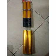 cover shock yamaha byson karbu pelindung shockbreaker bison karbu aksesoris yamaha byson karbu dan f