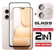 2 in 1 Screen Protector Tempered Glass Film For Honor 600 Lite Pro 600Lite 600Pro Honor600 Lite Hono