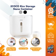 ECOCO Rice Storage Nano Container [ Kitchen Anti Bug Sealed Bucket Grain Food Box ]