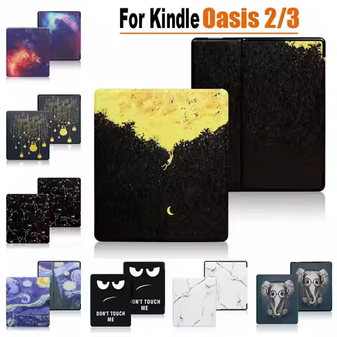 For Amazon Kindle Oasis 2/3 Smart Cover PU Leather 7 inch E-book Reader Folio Case Auto Sleep Protec
