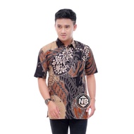 [RESTOCK]‼️KEMEJA BATIK LELAKI LENGAN PENDEK Batik Shirt Baju Batik Lelaki Size Malaysia Batik Indonesia