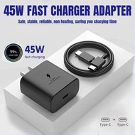 Travel 45W Fast Charger Adapter with Type C Cable for S20 S22 Ultra Fast Charger Type C Fast Chargin