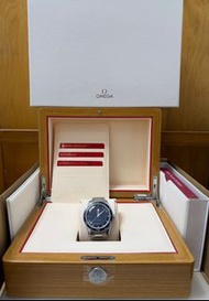 Omega Seamaster 300 藍色鋼帶