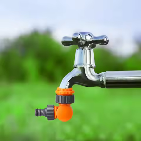 Garden Hose Connector Faucet Adapter For 1/2 Inch Hose Reel Cart Plastic Click-lock Quick Connection