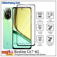 LAYAR Tempered Glass Full Screen Realme C67 4G / C67 5G Anti-Scratch Screen Protector