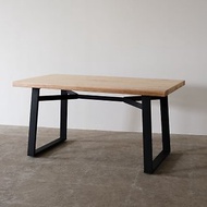 木島家具BOKTO || 栓木 || 客訂實木桌板 餐桌 工作桌 搭配鐵腳