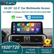 12.3'' Road Top Wireless CarPlay Android Auto Multimedia Linux Screen For BMW Series 1 2  F20 F21 F2