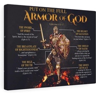 Armor of God Knight Poster Home Decor Canvas Wall Art Decor Home Canvas Wall Art Canvas Philosophy A