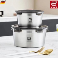 Germany zwilling fresh box 316 stainless steel food grade lunch box fridge box sealed bowl home frui