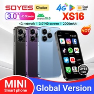 【4G❀ Android 10.0】｜SOYES ｜XS16 Mini 4G LTE Android10.0 Smartphone 3GB RAM 64GB ROM 3" Display 5MP Ca