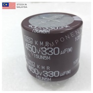Japanese-Grade 330uF 450V 105°C Snap-In Capacitor 35mm x 31mm