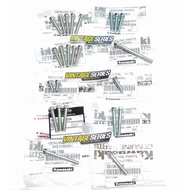 MESIN 21 PCS RIGHT ENGINE BLOCK BOLT NINJA RR R SSKiri NEW KGPOriginal SET
